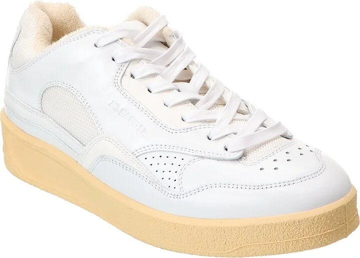 Jil Sander Leather & Mesh Sneaker