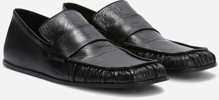 Jil Sander Leather Moccasins - Image 2