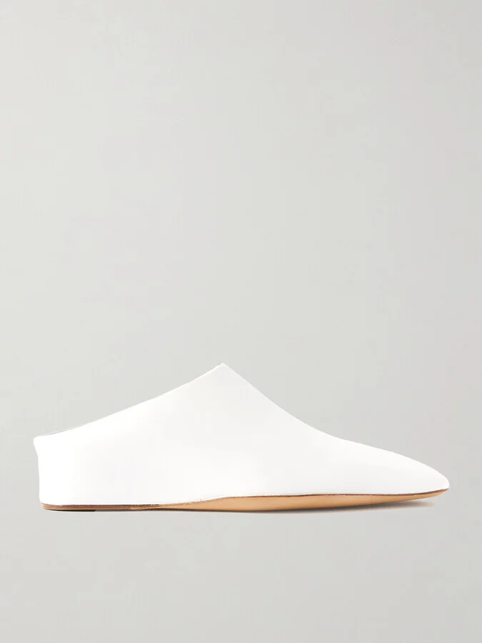 Jil Sander - Leather Mules - White