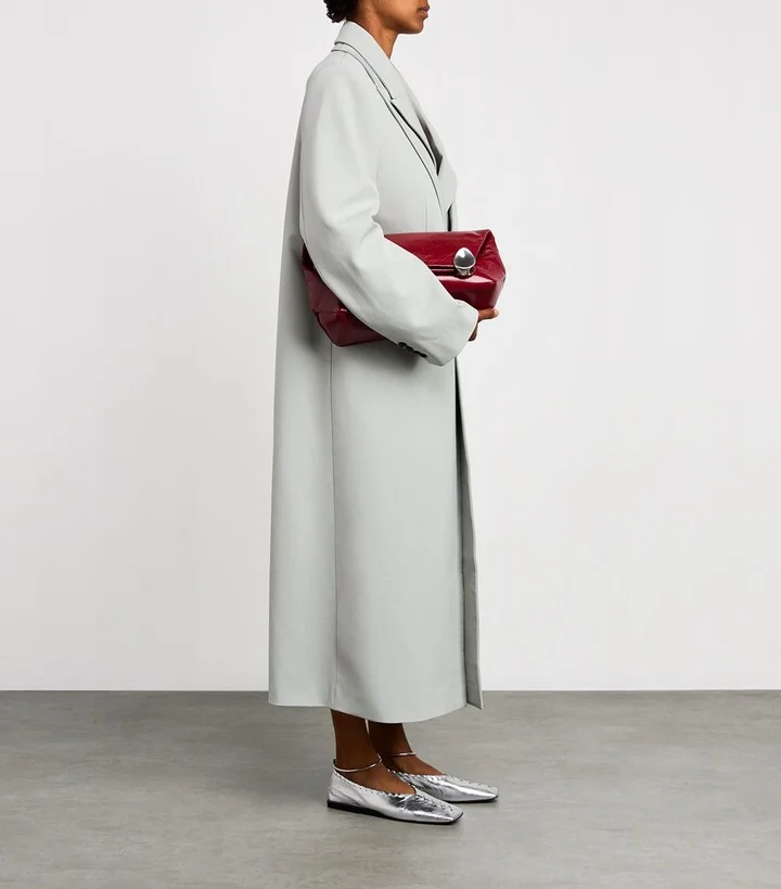 Jil Sander Leather Ring Ballet Flats - Image 6