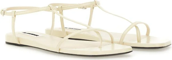 Jil Sander Leather Sandal - Image 2