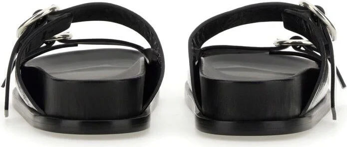 Jil Sander Leather Sandal With Buckle - Image 3