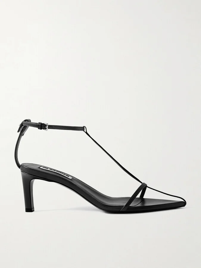 Jil Sander - Leather Sandals - Black