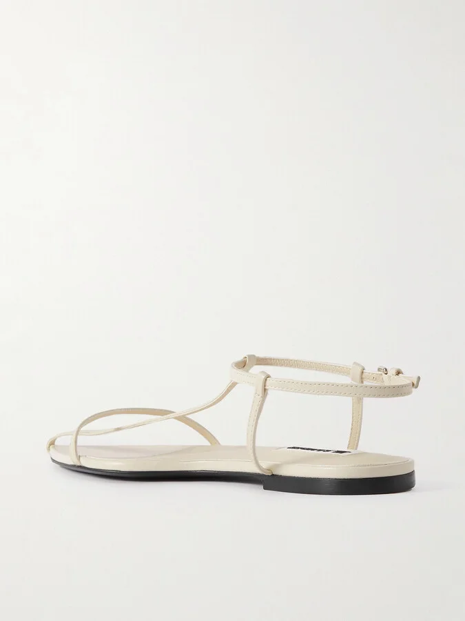 Jil Sander - Leather Sandals - Cream - Image 3