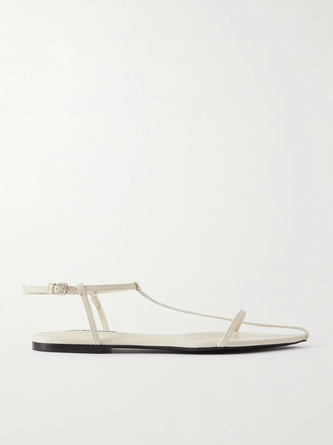Jil Sander - Leather Sandals - Cream