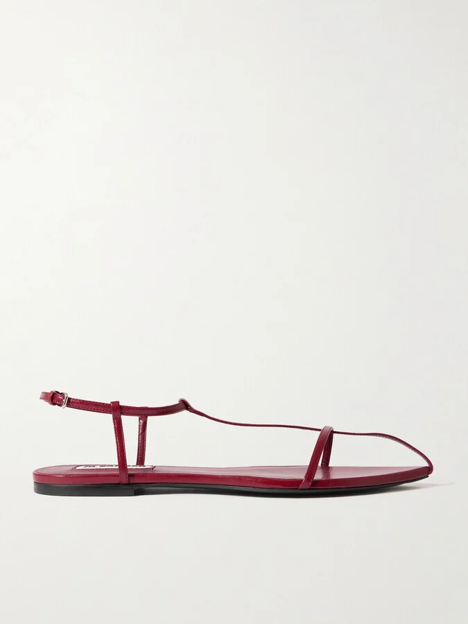 Jil Sander - Leather Sandals - Red