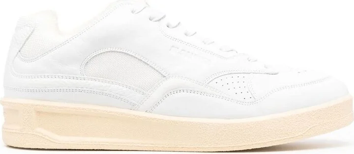 Jil Sander Leather Sneakers - Image 2