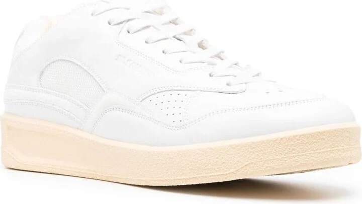 Jil Sander Leather Sneakers - Image 2