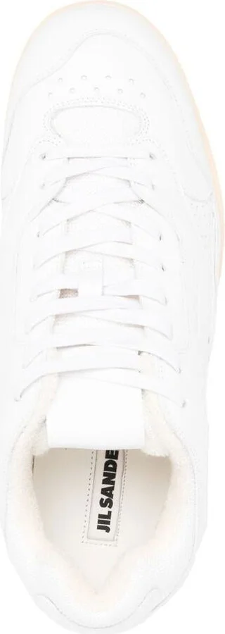 Jil Sander Leather Sneakers - Image 3