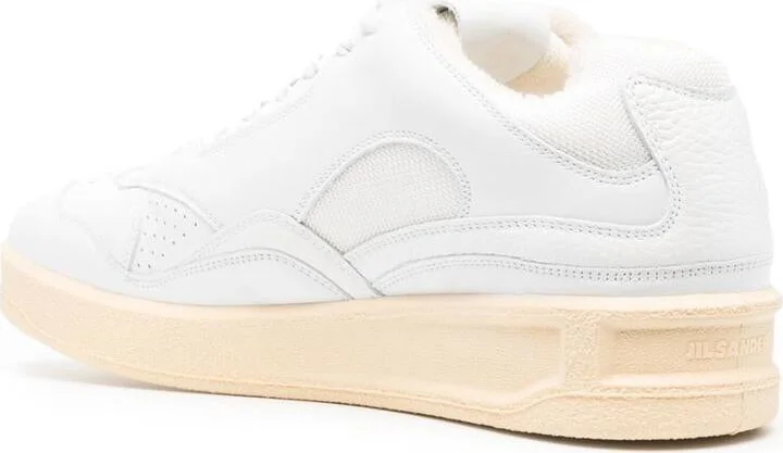 Jil Sander Leather Sneakers - Image 4