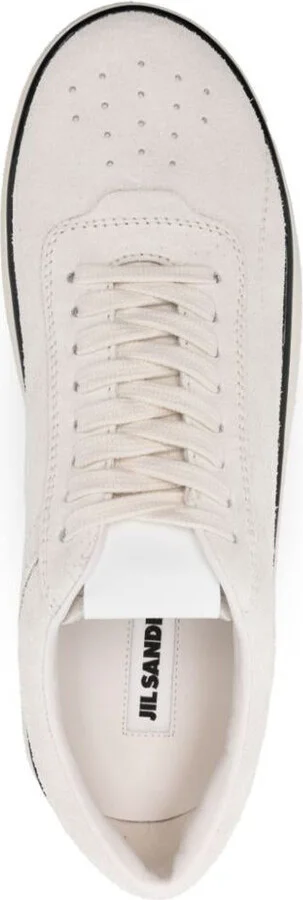Jil Sander Leather Sneakers - Image 2