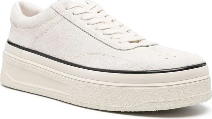 Jil Sander Leather Sneakers - Image 4