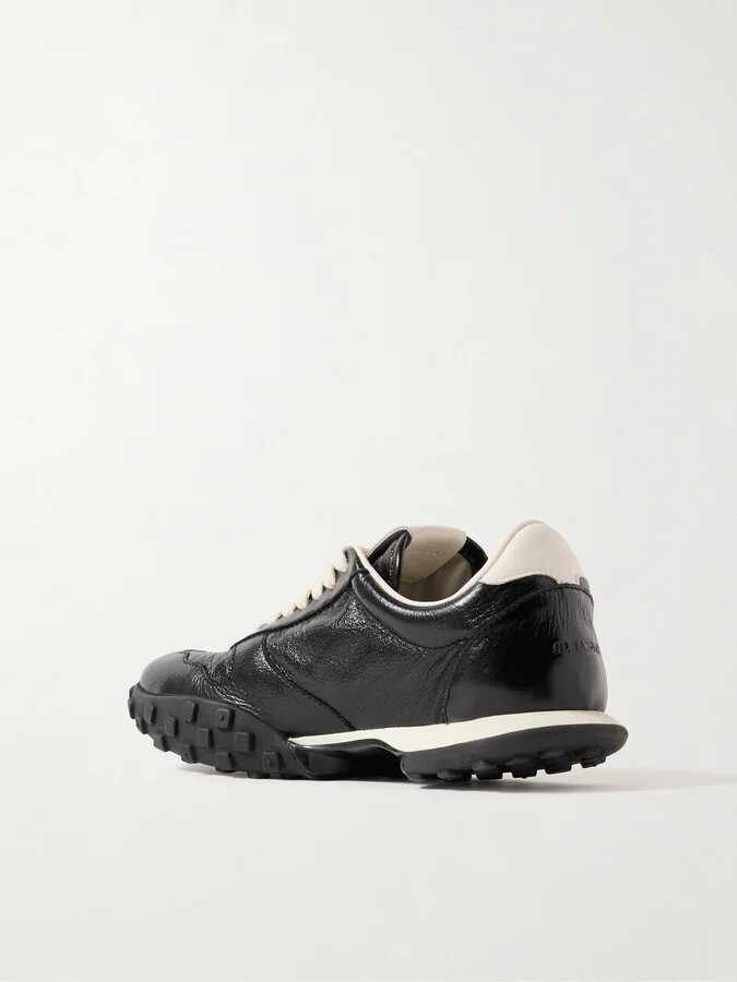 Jil Sander - Leather Sneakers - Black - Image 3