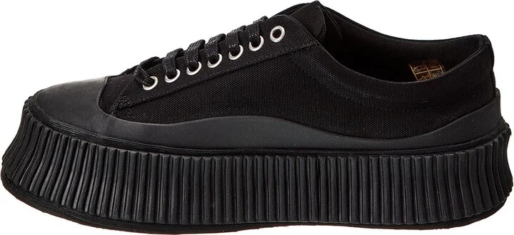 Jil Sander Logo Canvas Sneaker - Image 2