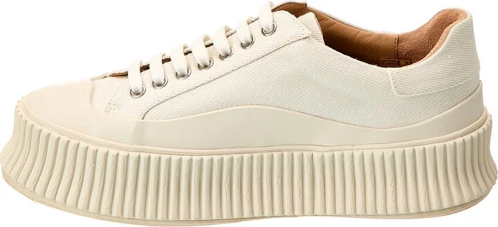 Jil Sander Logo Canvas Sneaker - Image 2