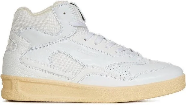 Jil Sander Logo Detailed High-Top Sneakers