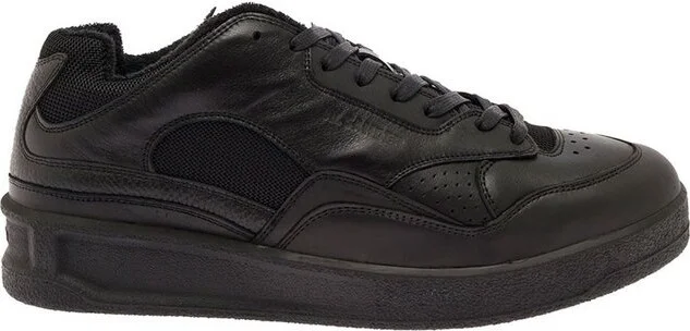 Jil Sander Logo Detailed Lace-Up Sneakers