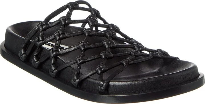 Jil Sander Logo Leather Sandal