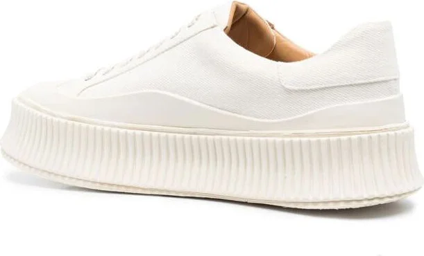 Jil Sander Low Laced Sneakers With Vulcanized Rubber Sole Shoes - Image 2