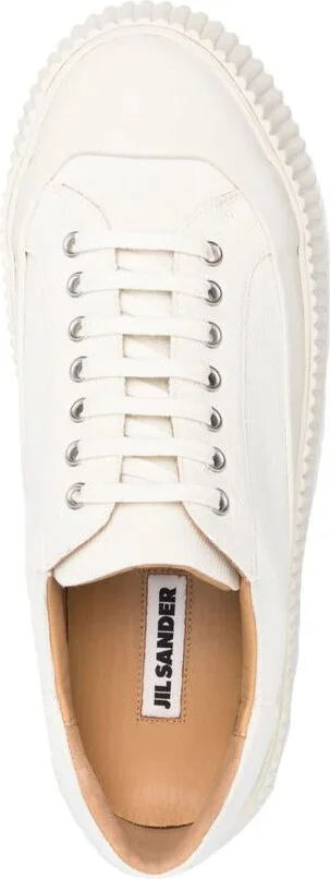 Jil Sander Low Laced Sneakers With Vulcanized Rubber Sole Shoes - Image 3