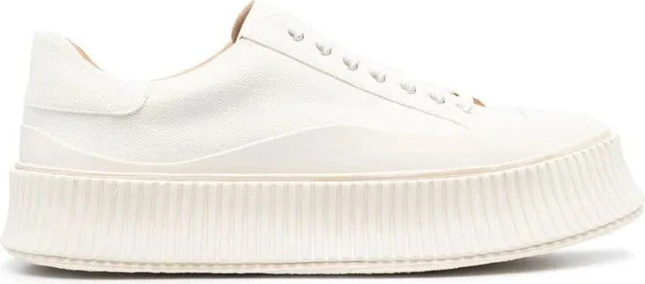 Jil Sander Low Laced Sneakers With Vulcanized Rubber Sole Shoes