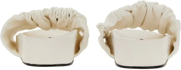 Jil Sander Low Leather Sandals - Image 3