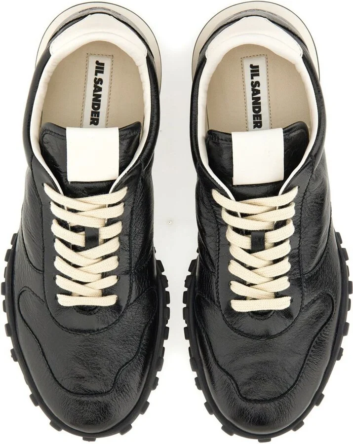 Jil Sander Low Leather Sneaker - Image 2