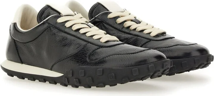 Jil Sander Low Leather Sneaker - Image 3