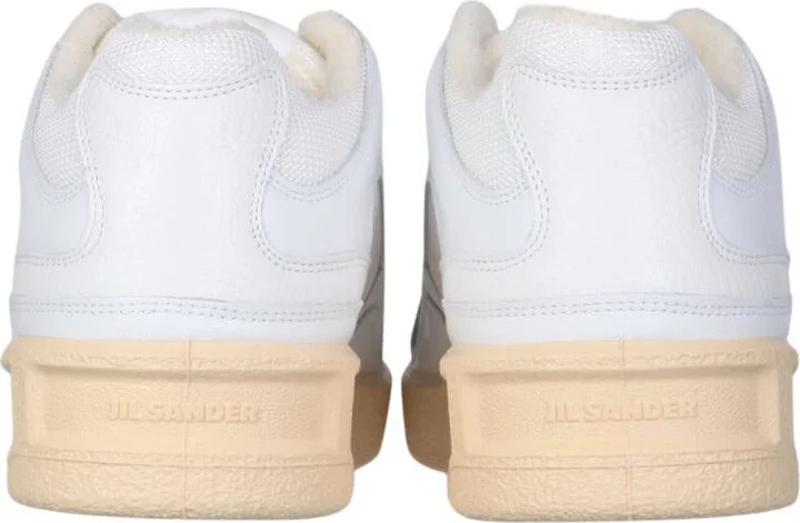 Jil Sander Low Leather Sneakers - Image 3