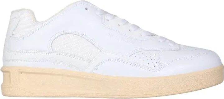 Jil Sander Low Leather Sneakers