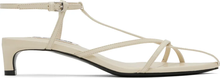 Jil Sander Off-White High Heeled Sandals