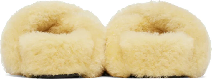 Jil Sander Off-White Oversized Wrapped Sandals - Image 2