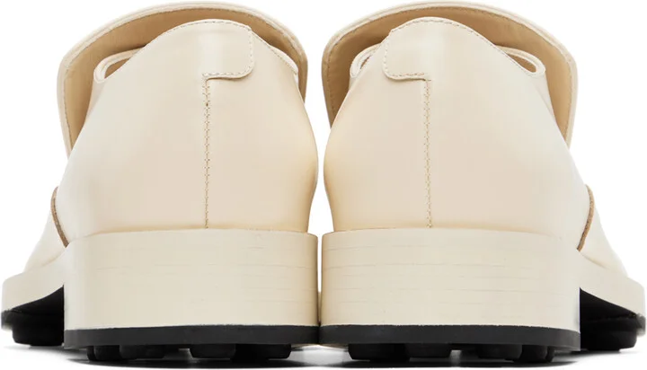 Jil Sander Off-White Pointed Loafers - Image 2