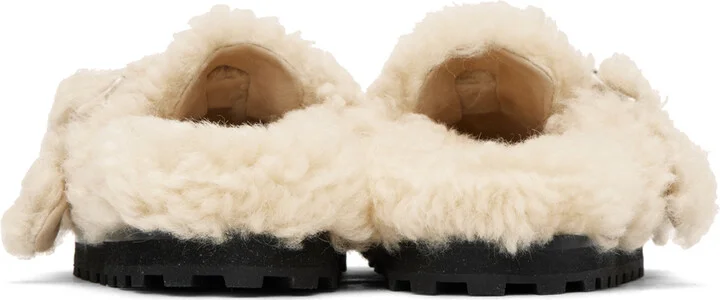 Jil Sander Off-White Single Buckle Loafers - Image 2
