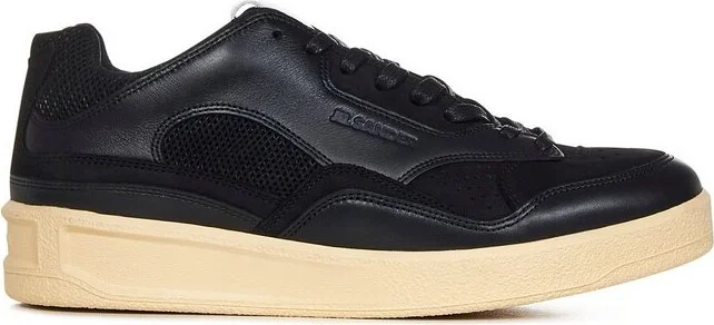 Jil Sander Panelled Lace-Up Sneakers