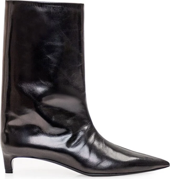 Jil Sander Pointed Toe Slip-On Boots
