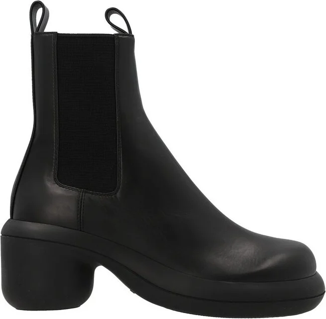 Jil Sander Round-Toe Ankle Boots