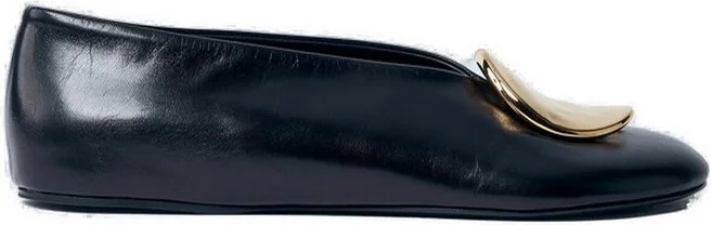 Jil Sander Round Toe Ballerina Shoes