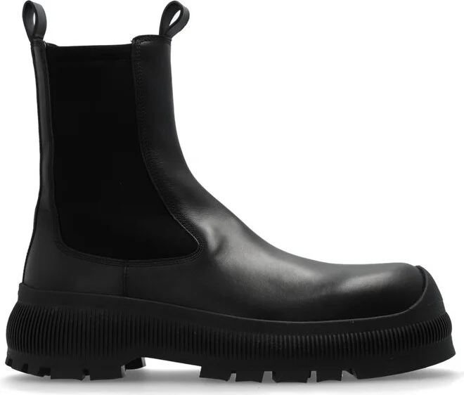 Jil Sander Round-Toe Chelsea Boots