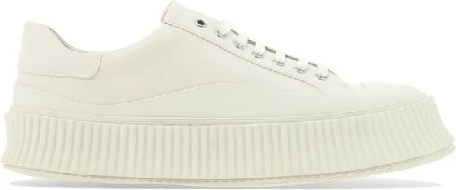 Jil Sander Round-Toe Low-Top Sneakers