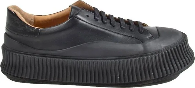 Jil Sander Round-Toe Low-Top Sneakers