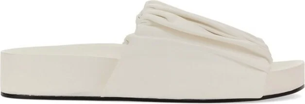 Jil Sander Ruched Platform Sandals