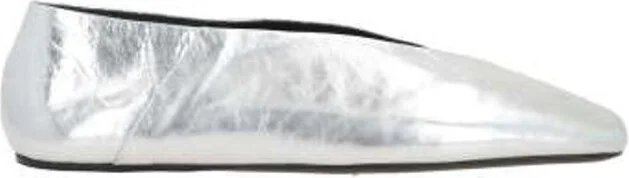 Jil Sander Square Toe Ballerina Flat Shoes
