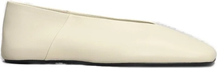 Jil Sander Square-Toe Ballerina Shoes