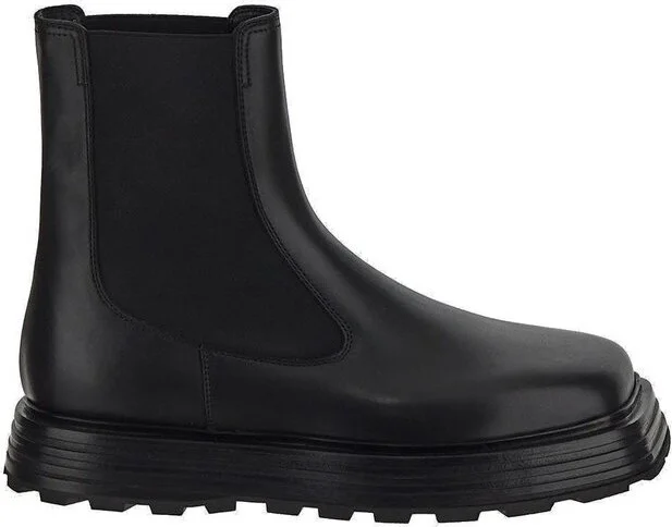 Jil Sander Squared-Toe Slip-On Chelsea Boots