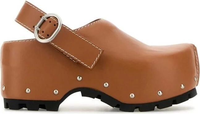 Jil Sander Stud Detailed Clogs