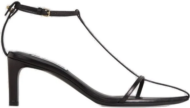 Jil Sander T-Bar Ankle Strapped Sandals