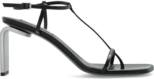 Jil Sander Thong Strap Heeled Sandals