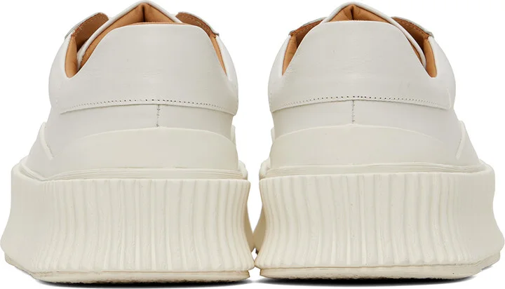 Jil Sander White Low-Top Sneakers - Image 2
