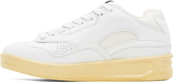 Jil Sander White Low-Top Sneakers - Image 3